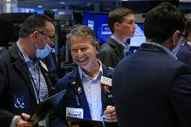 Wall Street powers stocks higher, oil lower as world leaders press Russia